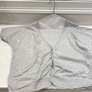 Gray Women’s Shirt sleeve cardigan